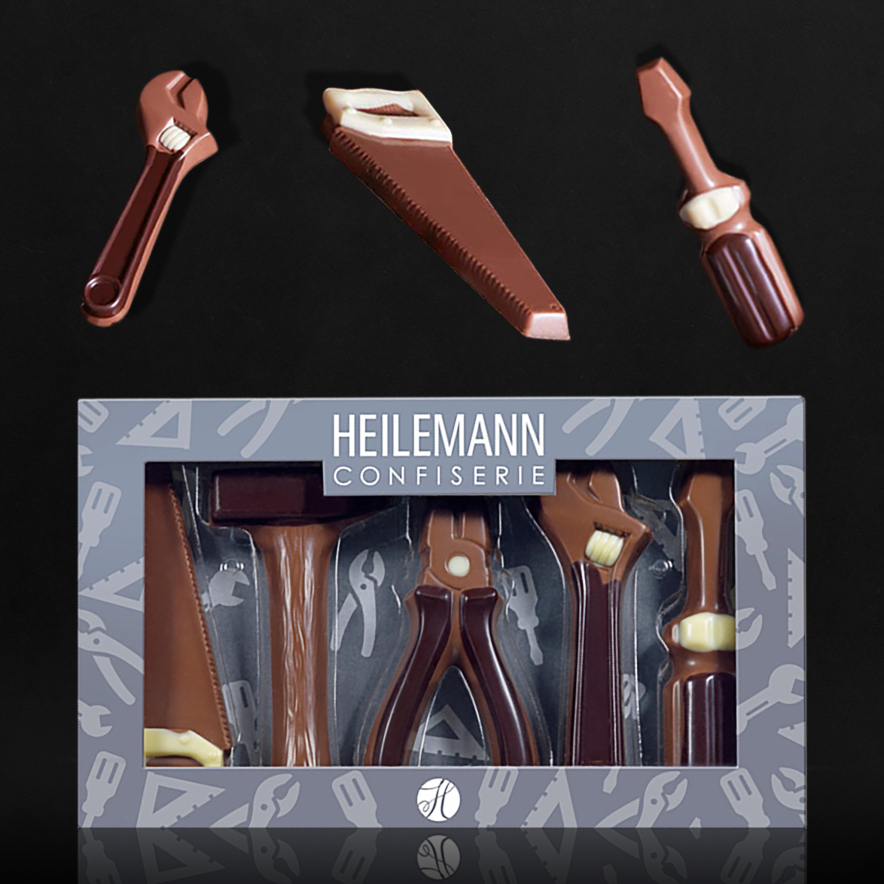 Heilemann  Milk Chocolate Carpenter Tools 